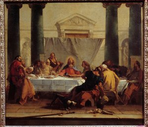 La última cena de Giovanni Battista Tiepolo