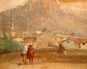 Paisaje con Cupido de Giovanni Battista Tiepolo