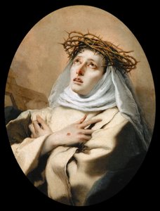 Barroco: Santa Catalina de Siena (1347-1380) de Giovanni Battista Tiepolo