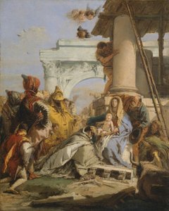 La adoración de los Magos de Giovanni Battista Tiepolo