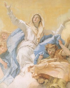 La Asunción de María (detalle) de Giovanni Battista Tiepolo