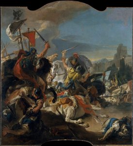 La batalla de Vercellae de Giovanni Battista Tiepolo