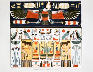 Mural de las Tumbas de los Reyes en Tebas, 1820 de Giovanni Battista Belzoni