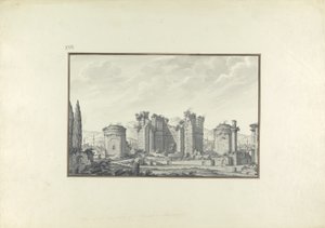 Kizil Avlu, el Salón Central, en Pérgamo de Giovanni Battista Borra