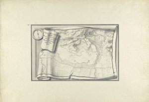 Plano de las ruinas en Sardis con vestigios de edificios antiguos aún existentes en 1750, c.1750
