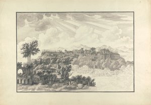 Vista inacabada del Palatino en Roma de Giovanni Battista Borra