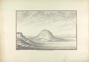Vista occidental del monte Tabor de Giovanni Battista Borra