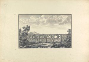 Vista del acueducto de Maglova de Giovanni Battista Borra