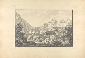 Vista del nacimiento del río Lico (Nahr el-Kelb)