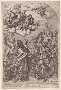 Atila en las Puertas de Roma de Giovanni Battista Bracelli, after Alessandro Algardi