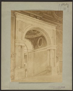 Venecia - Puerta en la escuela S. Rocco - Vestíbulo de Giovanni Battista Brusa