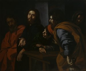 La Llamada de San Mateo, ca. 1625-30 de Giovanni Battista Caracciolo