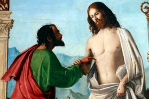 La Incredulidad de Santo Tomás de Giovanni Battista Cima da Conegliano
