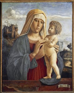 Virgen con niño de Giovanni Battista Cima da Conegliano