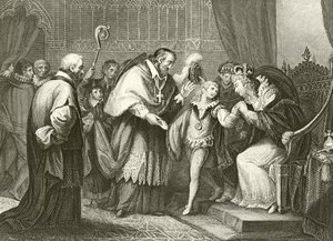 Eduardo, Duque de York despidiéndose de su madre de Giovanni Battista Cipriani