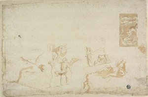 Bocetos de temas mitológicos de Giovanni Battista Cipriani