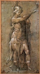 Minerva, principios del siglo XVII de Giovanni Battista Crespi