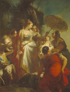 El hallazgo de Moisés, 1730s de Giovanni Battista Crosato