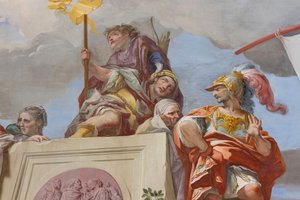 El sacrificio de Ifigenia (detalle) de Giovanni Battista Crosato