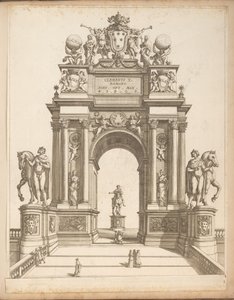 Arco Triunfal en honor del Papa Clemente X de Giovanni Battista Falda
