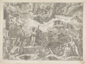 La visión de Ezequiel de Giovanni Battista Fontana