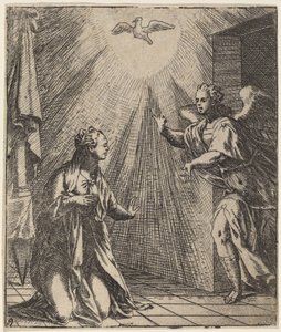 La Anunciación de Giovanni Battista Fontana