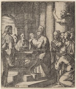El bautismo de Cristo de Giovanni Battista Fontana