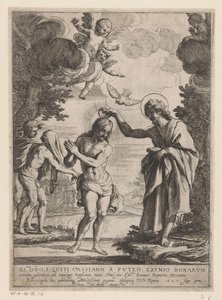 bautismo de cristo de Giovanni Battista Mercati