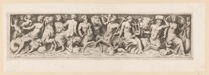 Tritones, nereidas y amorcillos de Giovanni Battista Mercati
