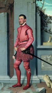 Gian Gerolamo Grumelli. Alrededor de 1560 de Giovanni Battista Moroni
