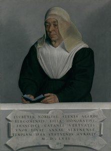 Lucrezia Agliardi Vertova 1490-1558, 1557 de Giovanni Battista Moroni