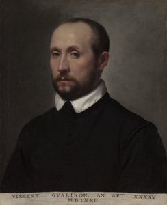 Retrato de Vincenzo Guarignoni de Giovanni Battista Moroni