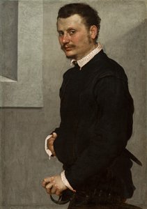 Retrato de un hombre, c.1520-24 de Giovanni Battista Moroni