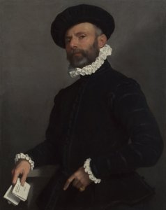 Retrato de un Hombre con una Carta (