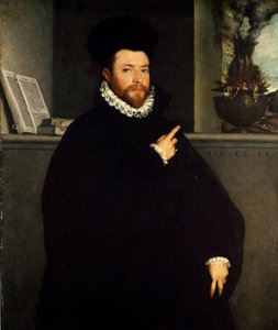 Retrato de hombre sano de Giovanni Battista Moroni (hacia 1525-1578) de Giovanni Battista Moroni