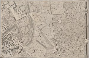 Nuevo mapa de Roma sacado a la luz por Giambattista Nolli en el año MDCCXLVII, conocido como La Pianta Grande di Roma de Giovanni Battista Nolli