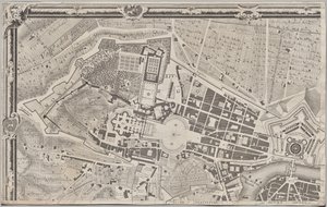 Nuevo mapa de Roma sacado a la luz por Giambattista Nolli en el año MDCCXLVII, conocido como La Pianta Grande di Roma de Giovanni Battista Nolli
