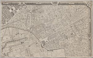 Nuevo mapa de Roma sacado a la luz por Giambattista Nolli en el año MDCCXLVII, conocido como La Pianta Grande di Roma de Giovanni Battista Nolli