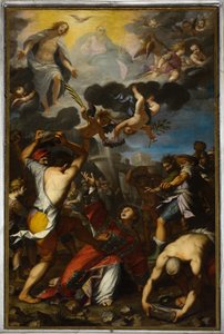 Apedreamiento de San Esteban de Giovanni Battista Paggi