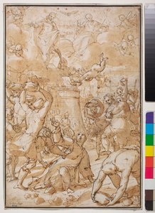 La lapidación de San Esteban, principios del siglo XVII de Giovanni Battista Paggi