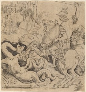 San Jorge y el dragón de Giovanni Battista Palumba