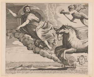 Apolo y Aurora (parte izquierda)