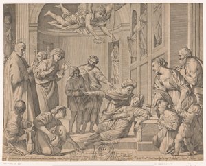 Muerte de Santa Cecilia de Giovanni Battista Pasqualini