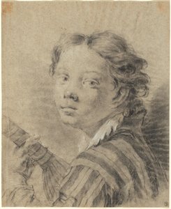 Un niño con un laúd de Giovanni Battista Piazzetta