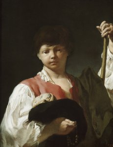 El niño mendigo, o El joven peregrino, 1738-39 de Giovanni Battista Piazzetta
