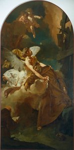 El éxtasis de San Francisco, por Giovanni Battista Piazzetta de Giovanni Battista Piazzetta