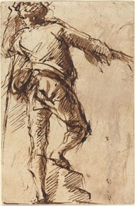 Un joven con un bastón de Giovanni Battista Piranesi