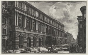 Vista del Palazzo Stopani (de: Vedute di Roma) de Giovanni Battista Piranesi