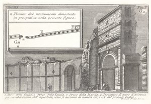 Acueducto de la Acqua Giulia, Speco della Giulia de Giovanni Battista Piranesi