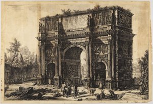 Arco de Constantino de Giovanni Battista Piranesi